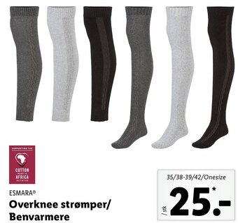 Lidl Overknee Strømper/Benvarmere tilbud