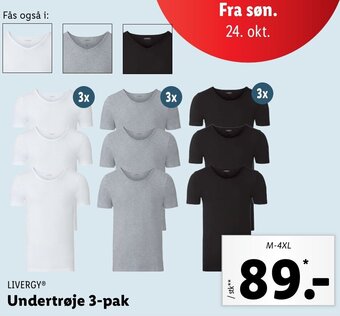 Lidl Undertrøje 3-Pak tilbud
