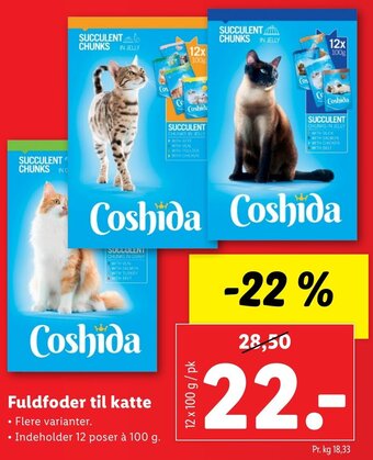 Lidl Fuldfoder Til Katte tilbud