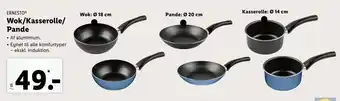 Lidl Wok/Kasserolle/Pande tilbud