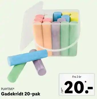 Gadekridt 20-Pak
