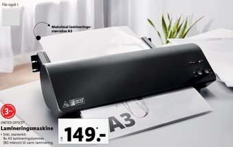 Lidl Lamineringsmaskine tilbud