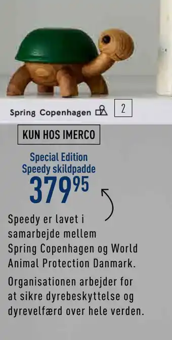 Imerco Special Edition Speedy skildpadde tilbud