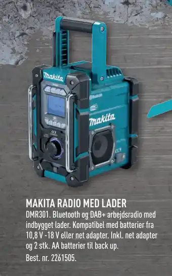 Johannes Fog MAKITA RADIO MED LADER tilbud