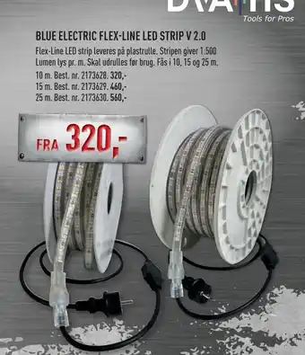 Johannes Fog BLUE ELECTRIC FLEX-LINE LED STRIP V 2.0 tilbud