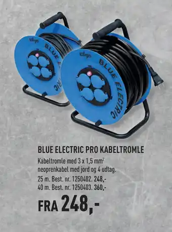 Johannes Fog BLUE ELECTRIC PRO KABELTROMLE tilbud