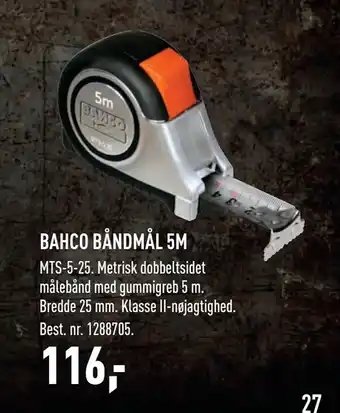 BAHCO BÅNDMÅL 5M