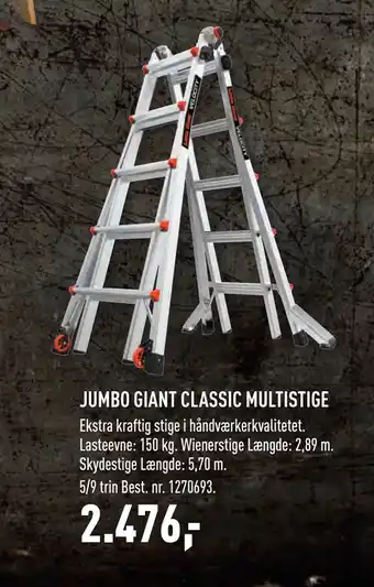 Johannes Fog JUMBO GIANT CLASSIC MULTISTIGE tilbud