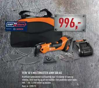 FEIN 18 V MULTIMASTER AMM 500 AS
