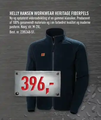 Johannes Fog HELLY HANSEN WORKWEAR HERITAGE FIBERPELS tilbud