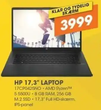 Expert HP 17,3" Laptop 17CP0425NO tilbud