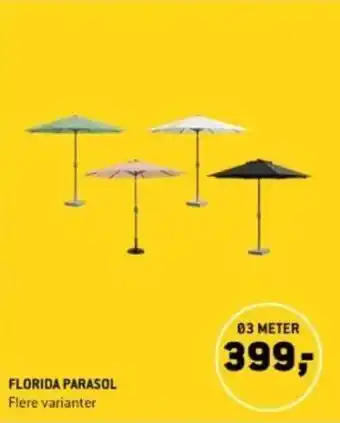 XL-BYG FLORIDA PARASOL tilbud