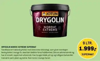 XL-BYG DRYGOLIN NORDIC EXTREME SUPERMAT tilbud