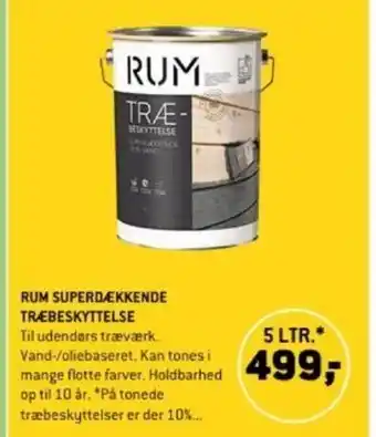 XL-BYG RUM SUPERDÆKKENDE TRÆBESKYTTELSE tilbud