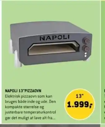 XL-BYG NAPOLI 13 PIZZAOVN tilbud