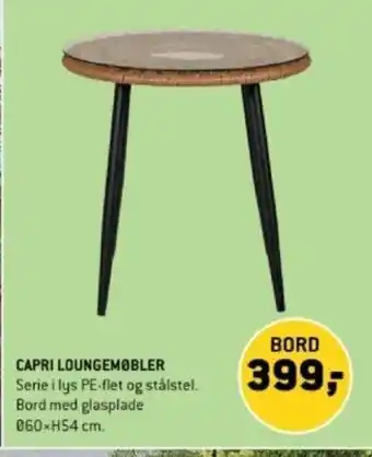 XL-BYG CAPRI LOUNGEMØBLER tilbud