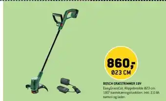 XL-BYG BOSCH GRESTRIMMER 18V tilbud