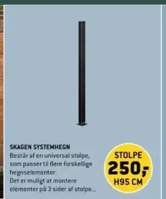 XL-BYG SKAGEN SYSTEMHEGN tilbud