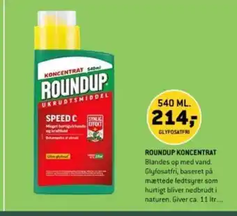 XL-BYG ROUNDUP KONCENTRAT tilbud