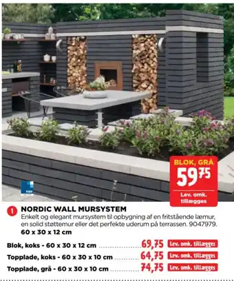 jem & fix NORDIC WALL MURSYSTEM tilbud