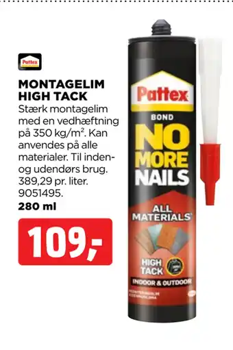 jem & fix MONTAGELIM HIGH TACK tilbud