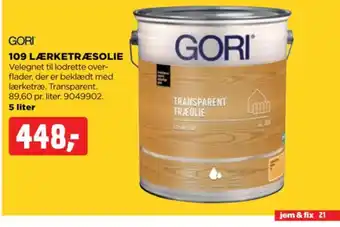 jem & fix GORI 109 LÆRKETRÆSOLIE tilbud