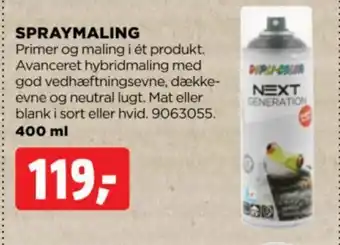 jem & fix SPRAYMALING tilbud