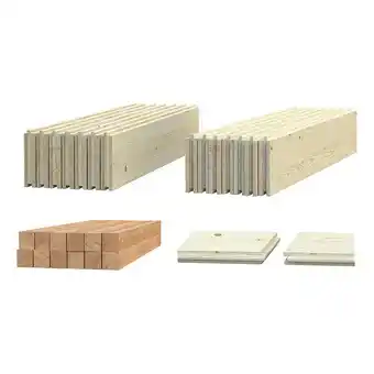 Bauhaus Palmako gulv t/Lara hytte ubehandlet 6,0 m² tilbud