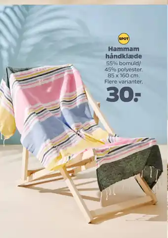 Netto Hammam håndklæde tilbud