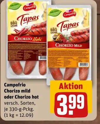 Campofrio Chorizo mild oder Chorizo hot