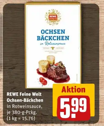 REWE REWE Feine Welt Ochsen-Bäckchen tilbud