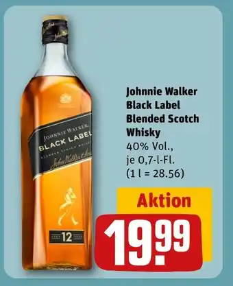 REWE Johnnie Walker Black Label Blended Scotch Whisky tilbud