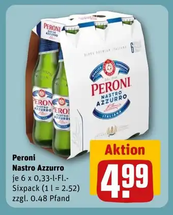 REWE Peroni Nastro Azzurro tilbud