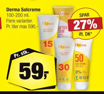 Calle Derma Solcreme tilbud