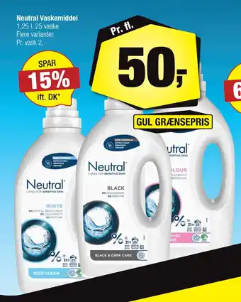 Calle Neutral Vaskemiddel tilbud