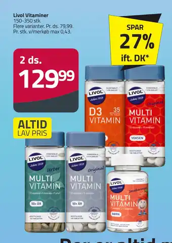 Fleggaard Livol Vitaminer tilbud