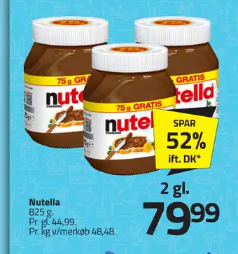 Fleggaard Nutella tilbud