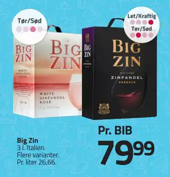 Fleggaard Big Zin tilbud