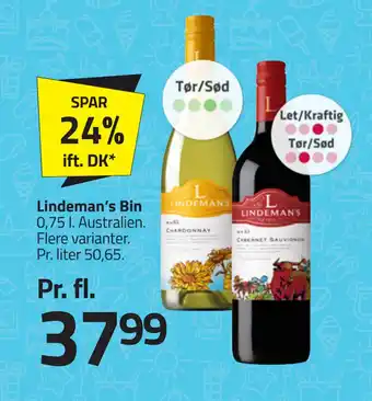 Fleggaard Lindeman’s Bin tilbud