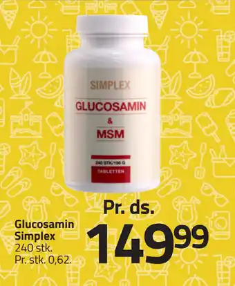 Fleggaard Glucosamin Simplex tilbud