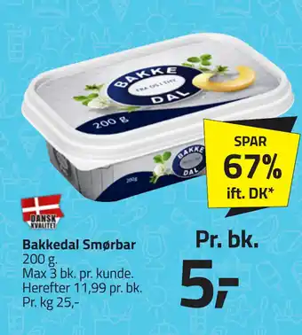 Fleggaard Bakkedal Smørbar tilbud