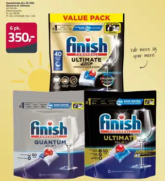Fleggaard Opvasketabs ALL-IN-ONE Quantum el. Ultimate tilbud