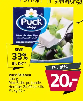 Fleggaard Puck Salatost tilbud