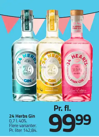 Fleggaard 24 Herbs Gin tilbud