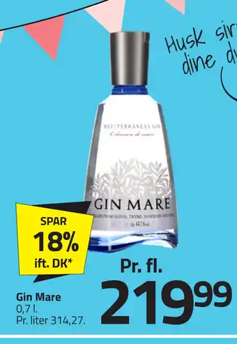 Fleggaard Gin Mare tilbud