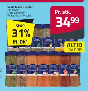 Fleggaard Santa Maria Krydderi tilbud