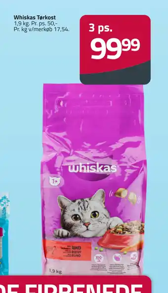 Fleggaard Whiskas Tørkost tilbud
