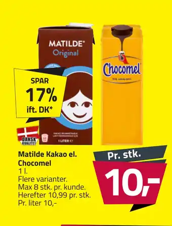 Fleggaard Matilde Kakao el. Chocomel tilbud