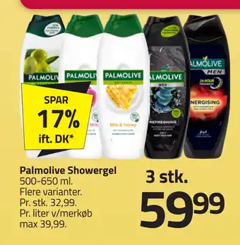 Fleggaard Palmolive Showergel tilbud