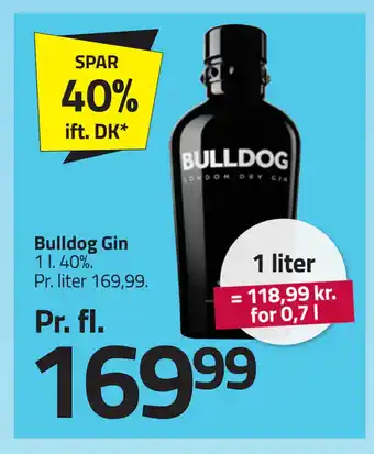 Fleggaard Bulldog Gin tilbud